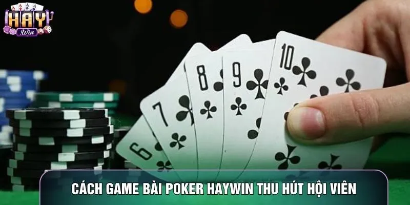 Cách game bài Poker haywin thu hút hội viên