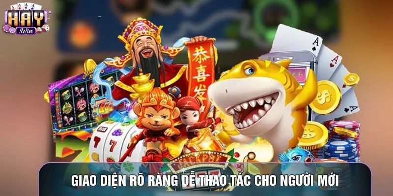 Giao diện rõ ràng dễ thao tác cho người mới