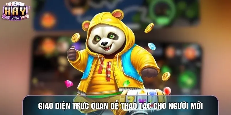 Giao diện trực quan dễ thao tác cho người mới