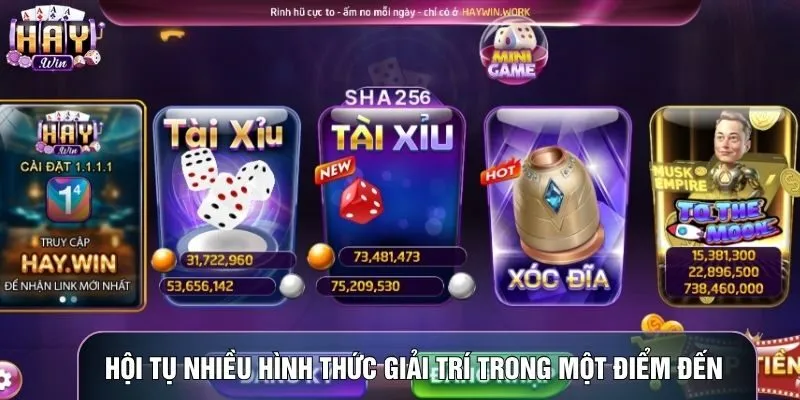 Hội tụ nhiều hình thức giải trí trong một điểm đến