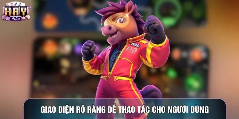 Giao diện rõ ràng dễ thao tác cho người dùng